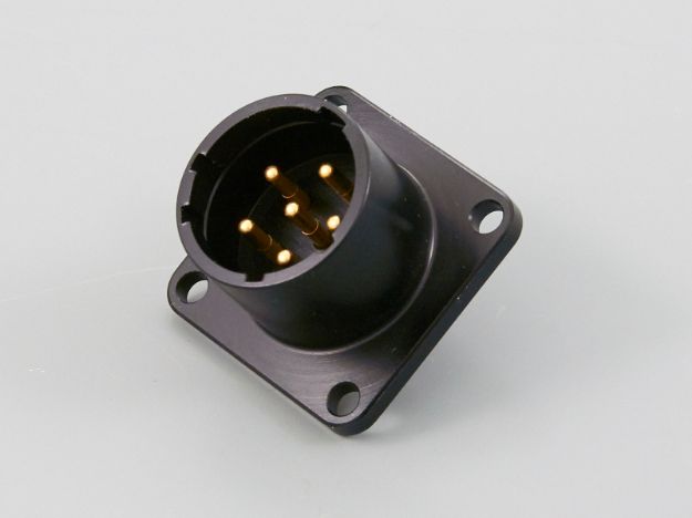 Picture of Aluminum 5590 BB-2590 Plug  Panel Mount